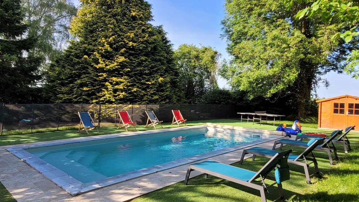 Malleville-sur-le-Bec House | Beautiful cottage with heated swimming pool and large unoverlooked garden