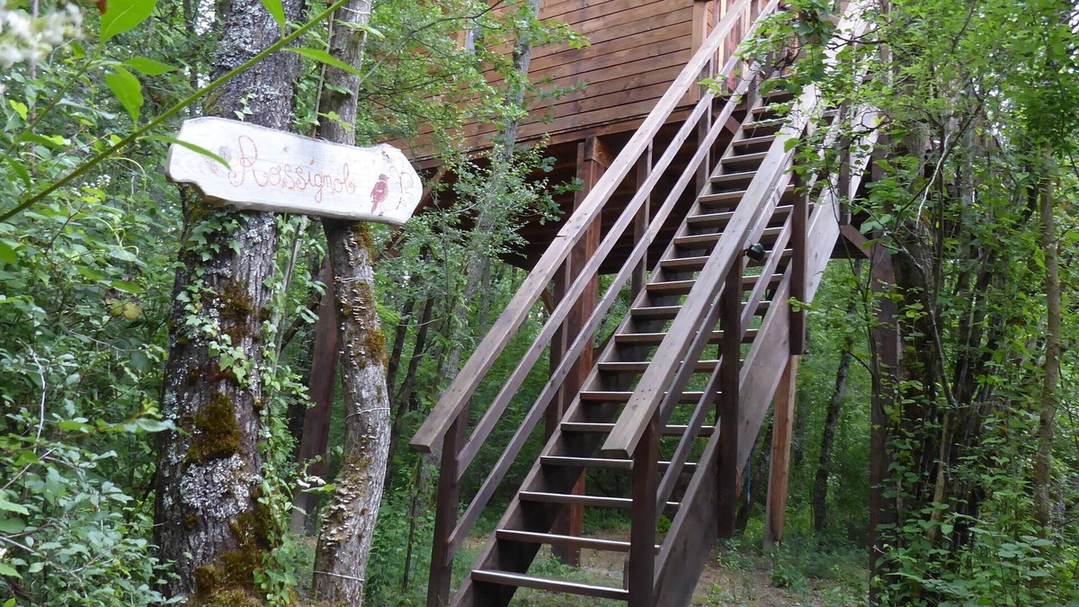 Saint-Victor-Rouzaud House | Beautiful tree house with view of the Pyrenees