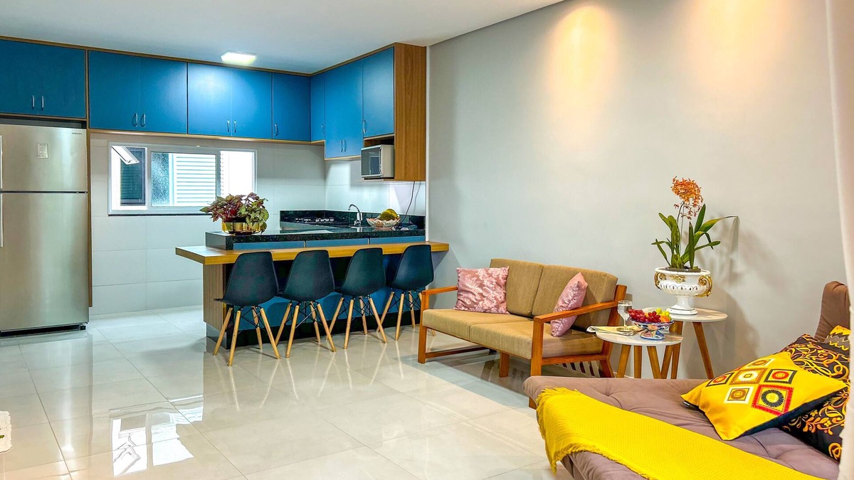 Boituva Apartment | BEAUTIFUL FULL DUPLEX APARTMENT, WITH GOURMET AREA + HOME OFFICE