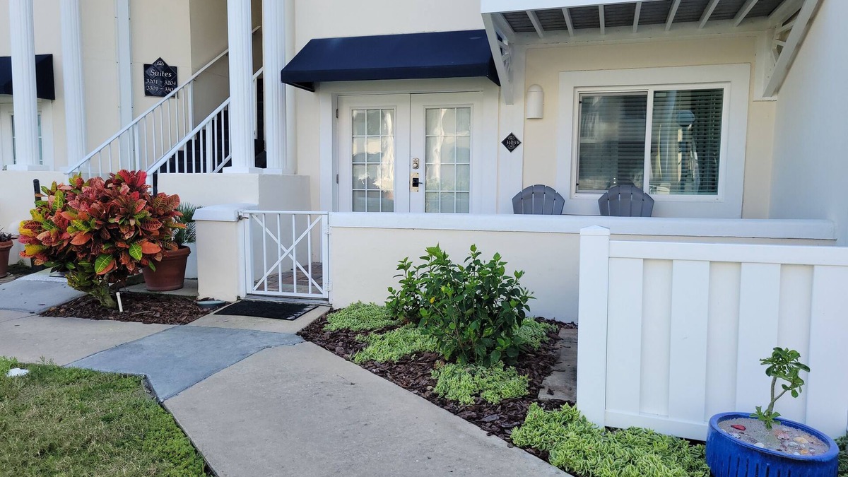 Villages of Seaport Condo | Beautiful Ground Floor Ocean Front condo in Cape Canaveral on a Private Beach.