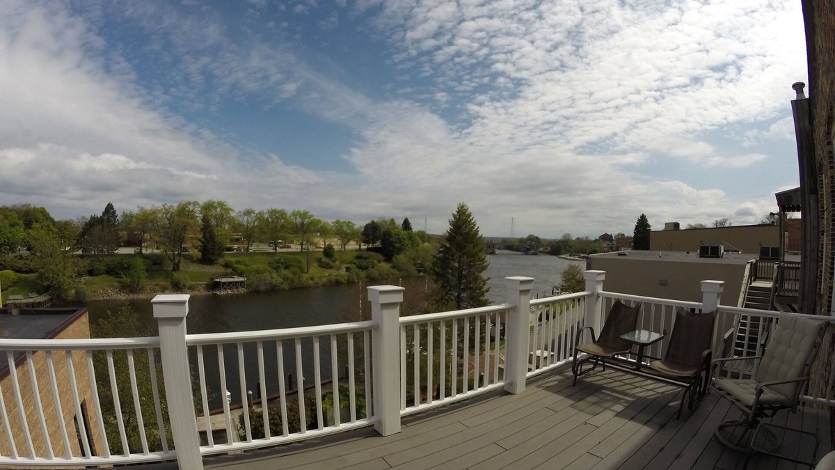 Manistee Apartment | Beautiful Historic Building on Manistee River Walk