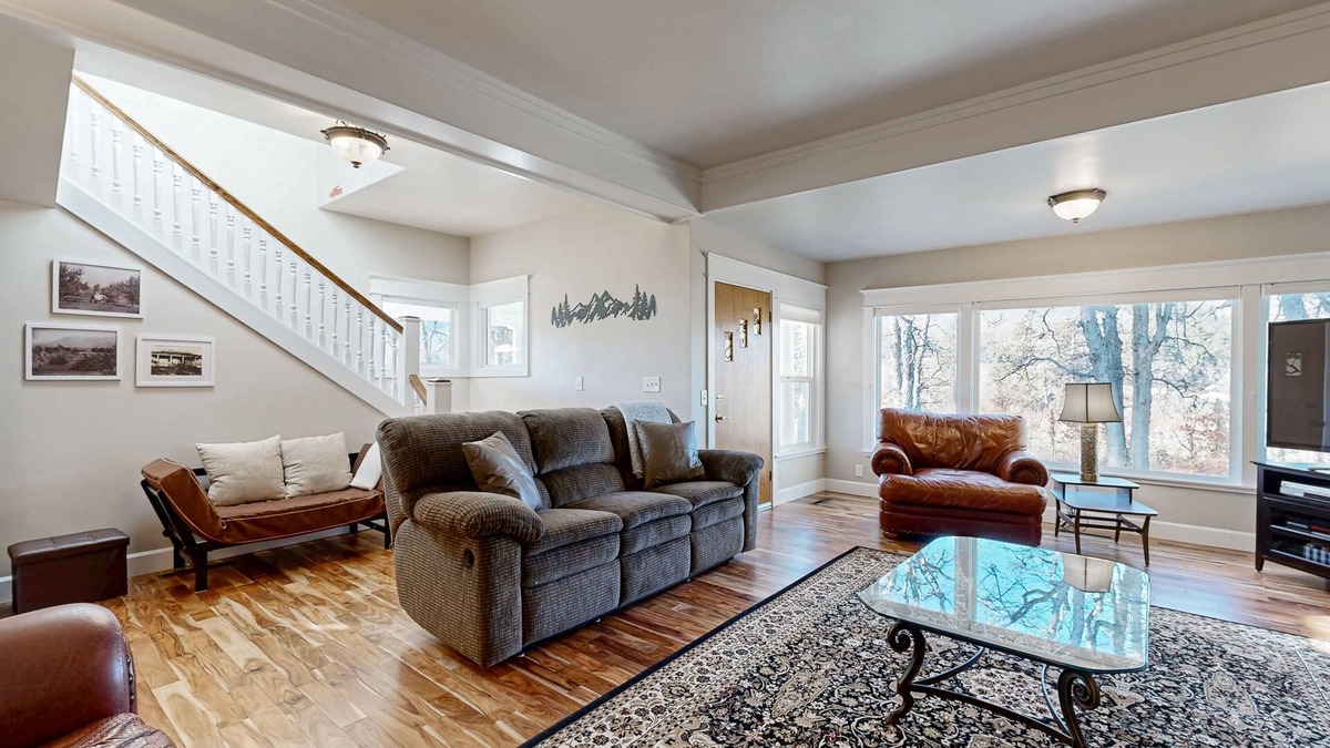 Mosier House | Beautiful historic family home on a Cherry Orchard, with patio, grill, and WiFi