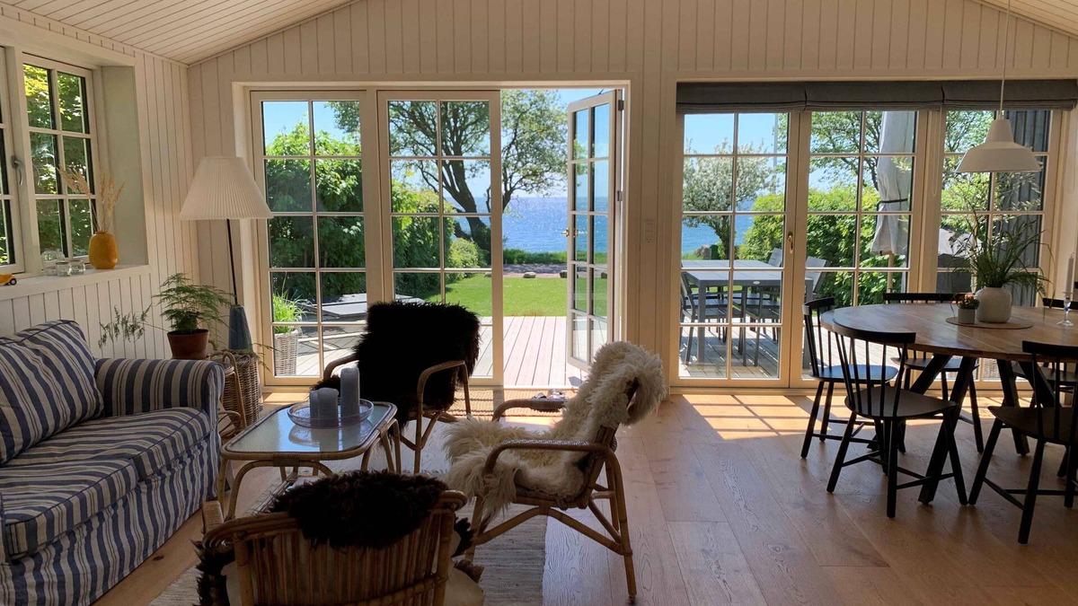 Ronne House | Beautiful holiday home, from 2021, with a lovely seaview