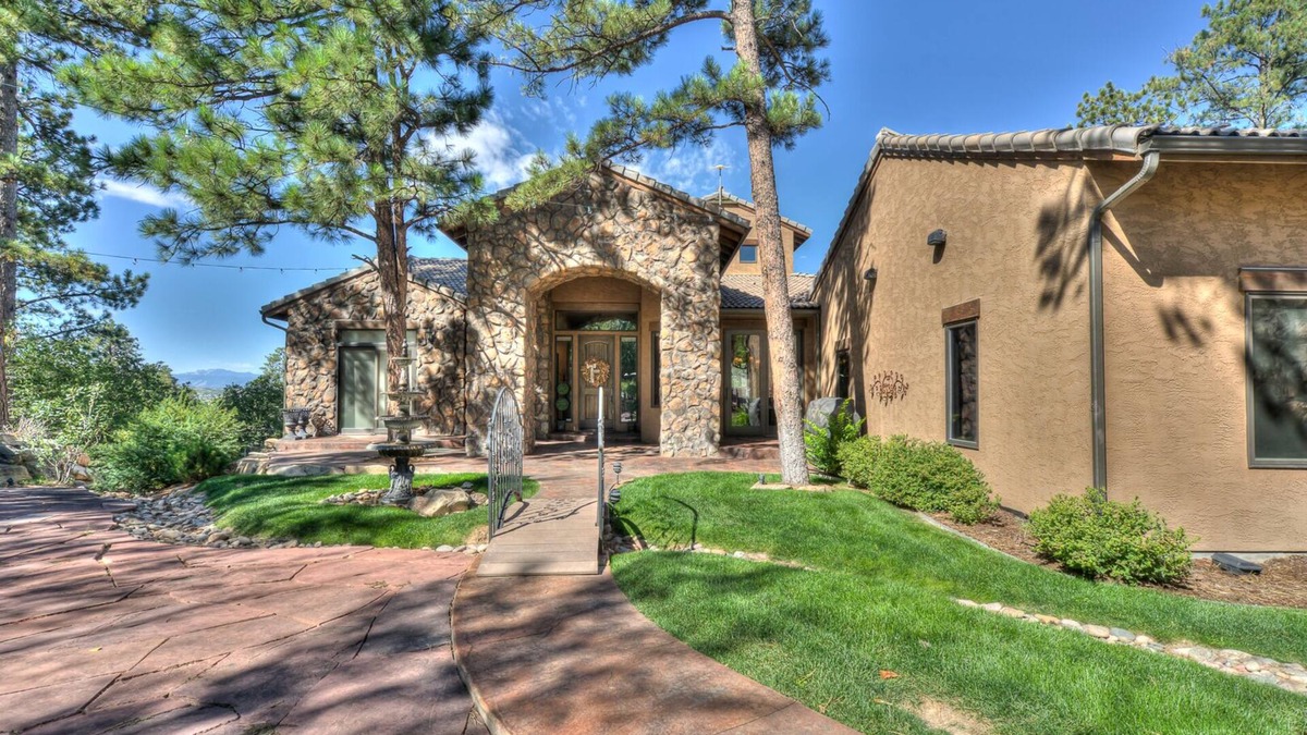 Castle Rock House | Beautiful Home nestled in the pines, media room, onsite gym, 30mi to Denver