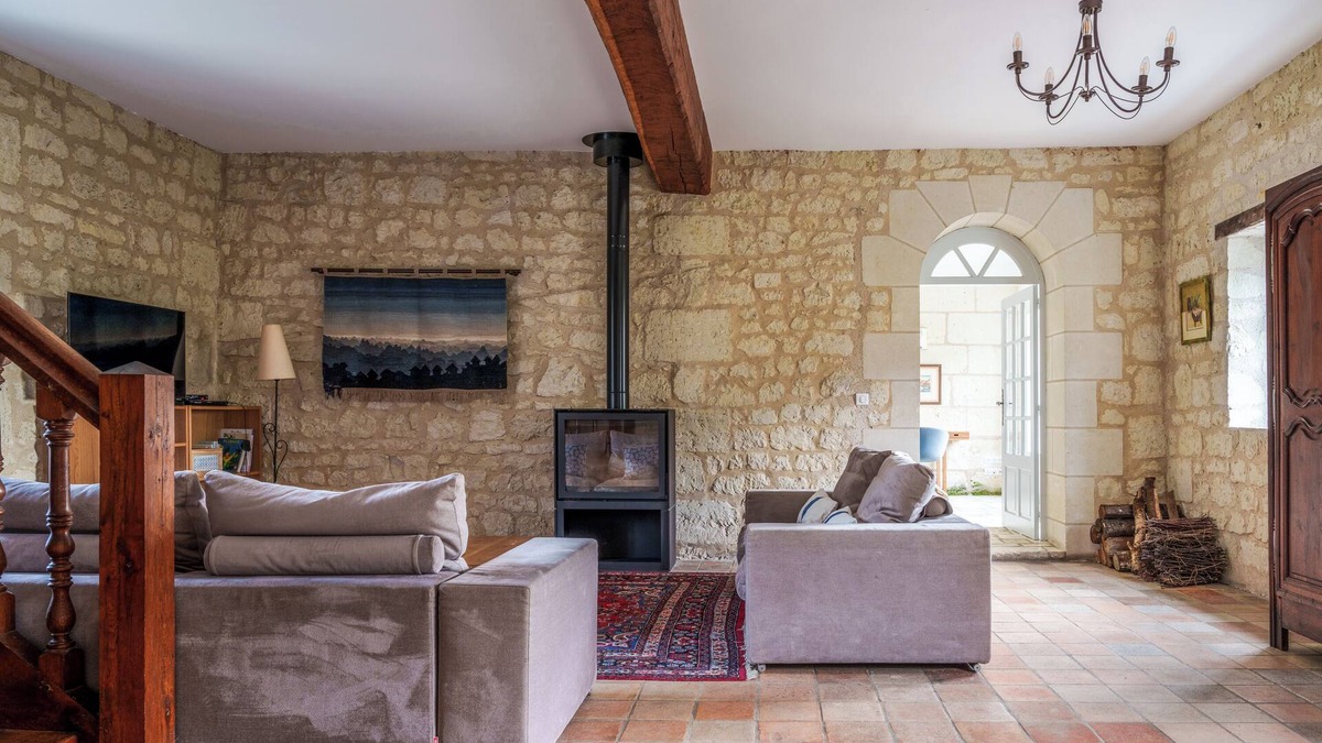 Benais House | Beautiful house with pool in Bourgueil 5 bedrooms/10 peoplen