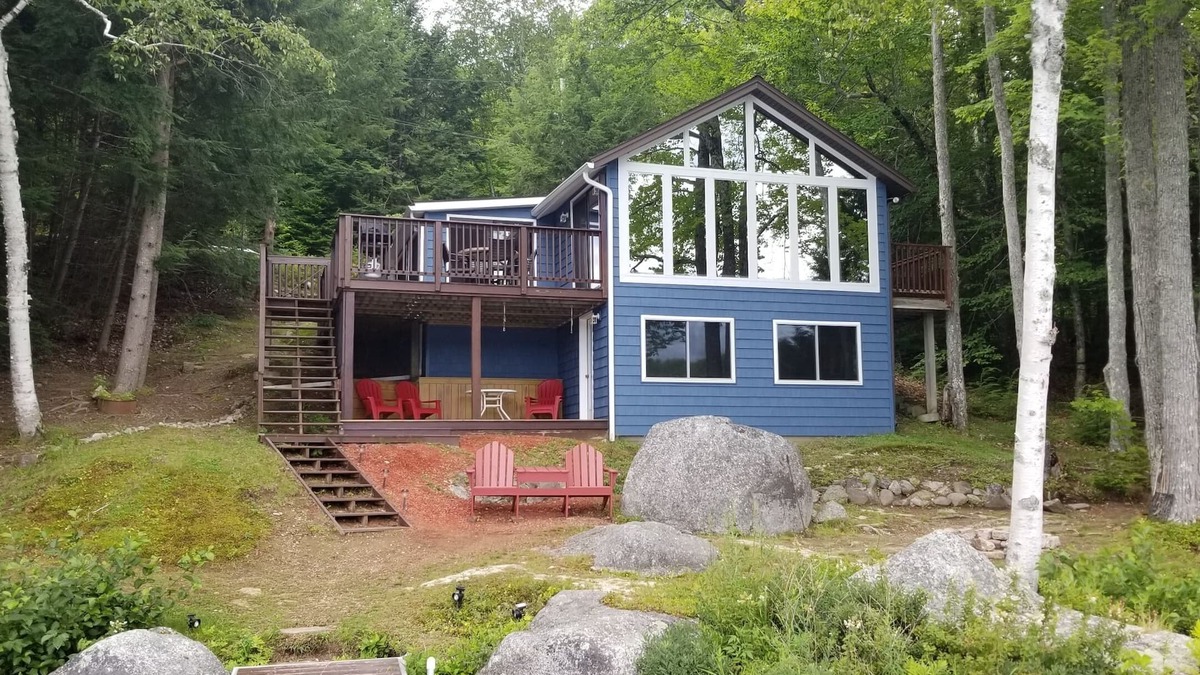 Lucerne-in-Maine Cabin | Beautiful Lake Front Cabin