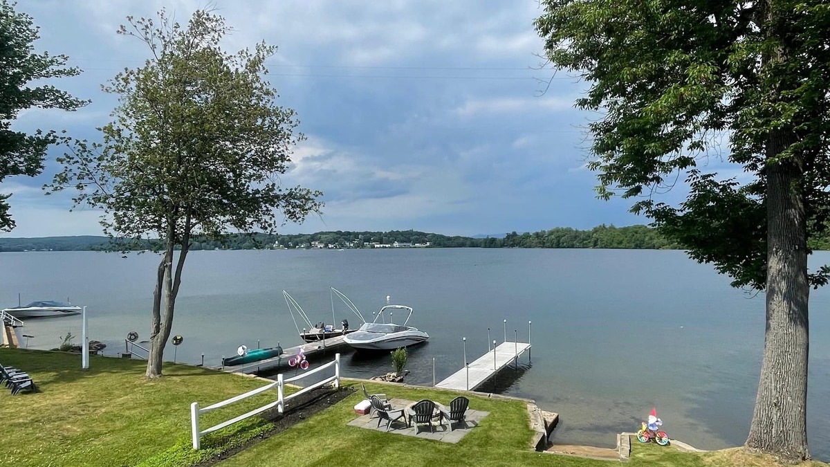 Laconia House | Beautiful lakefront home on Opechee, located mins. to skiing, shopping, & dining