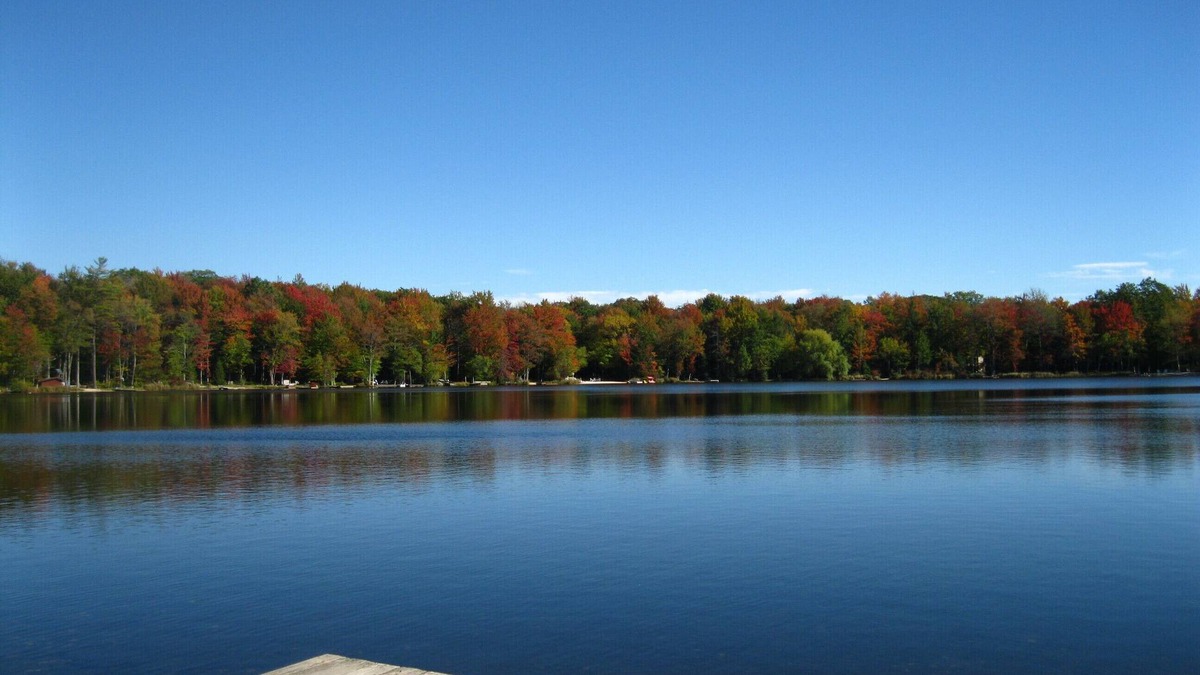 Locust Lake Village Cabin | Beautiful Lakefront House with Private Beach! BOOK NOW!