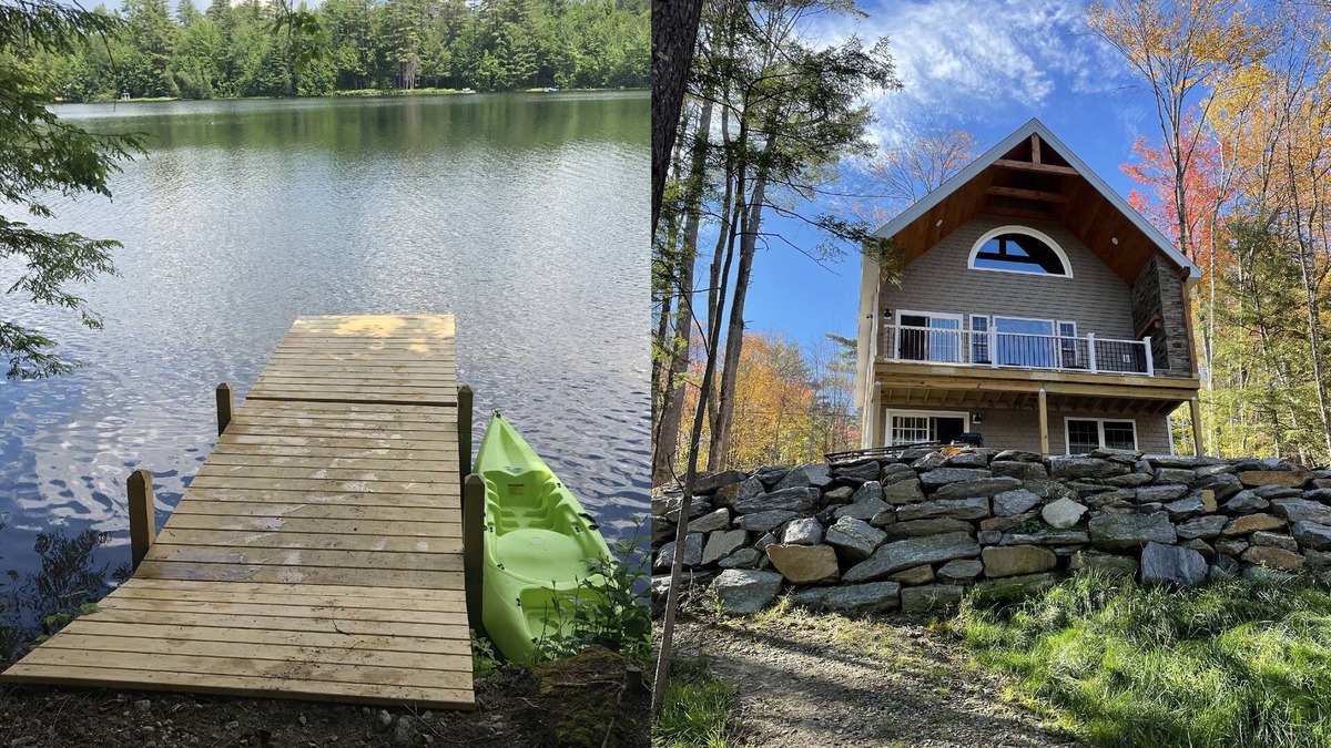 Woodsville Ski Chalet | Beautiful Lakeside Chalet in the White Mountains. Newly Constructed, 2023.