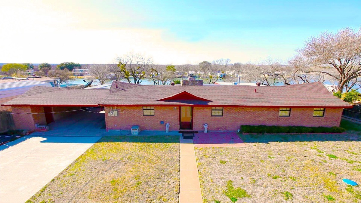 San Angelo House | Beautiful location on the lake.