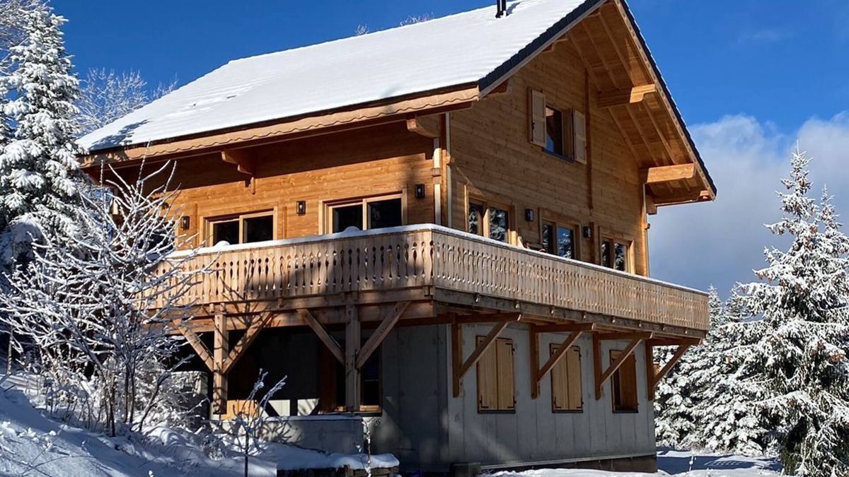 Selonnet Ski Chalet | Beautiful modern chalet, exceptional mountain and pine views