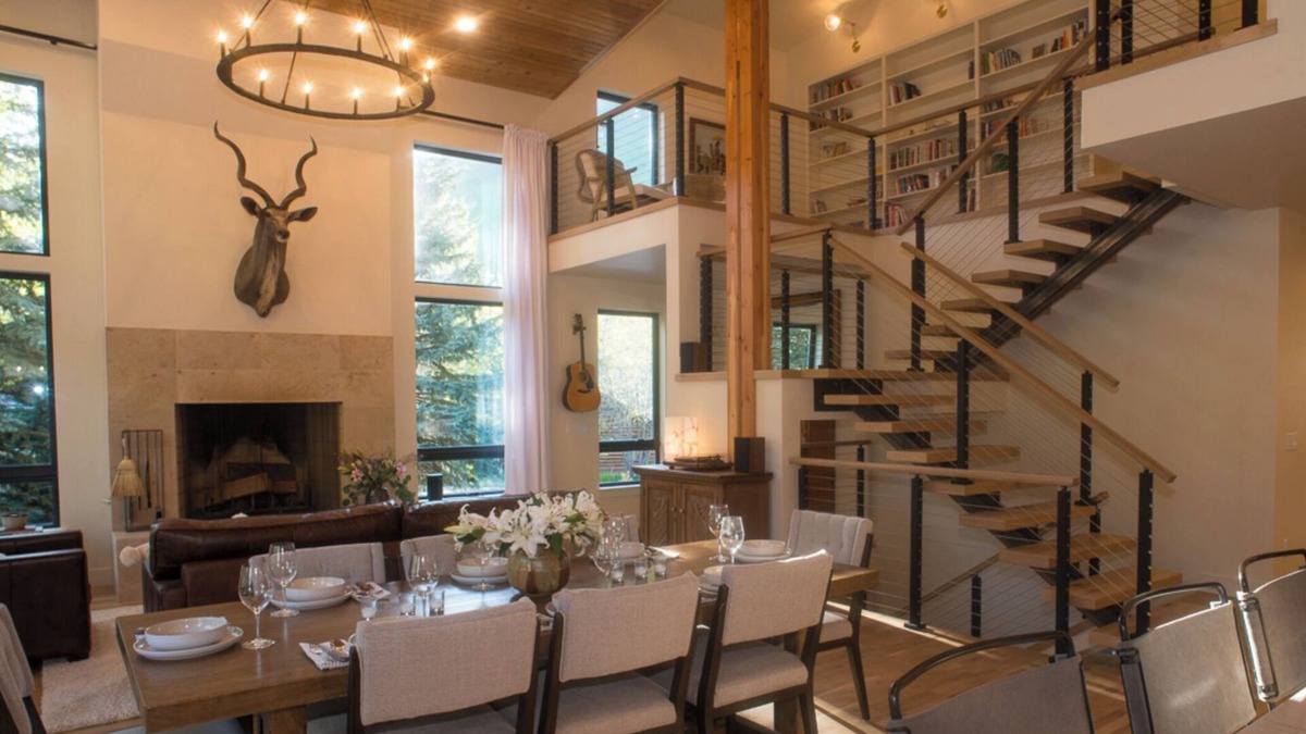 Warm Springs House | Beautiful Mountain Modern Home with well equipped kitchen. Perfect for families.