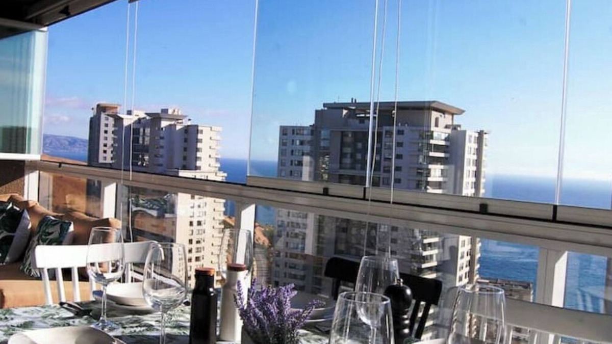 Concon Apartment | Beautiful Ocean View Apartment Equipped for 5 People