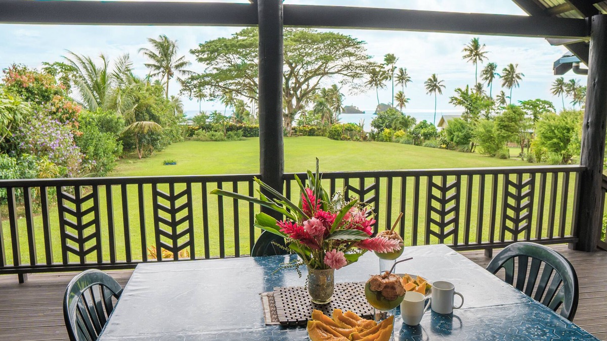Matei House | Beautiful ocean view home on 1 acre across from the beach. Prime Location