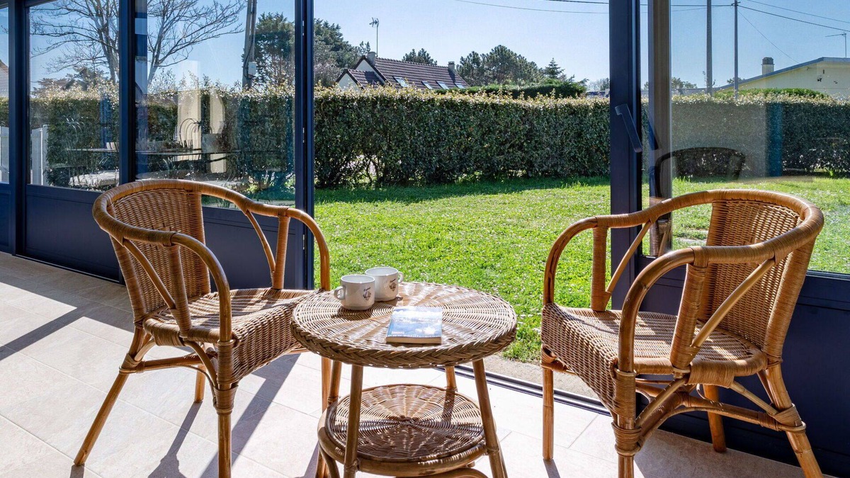 Saint-Germain-sur-Ay House | Beautiful private villa for 4 guests with WIFI, TV, terrace and pets allowed