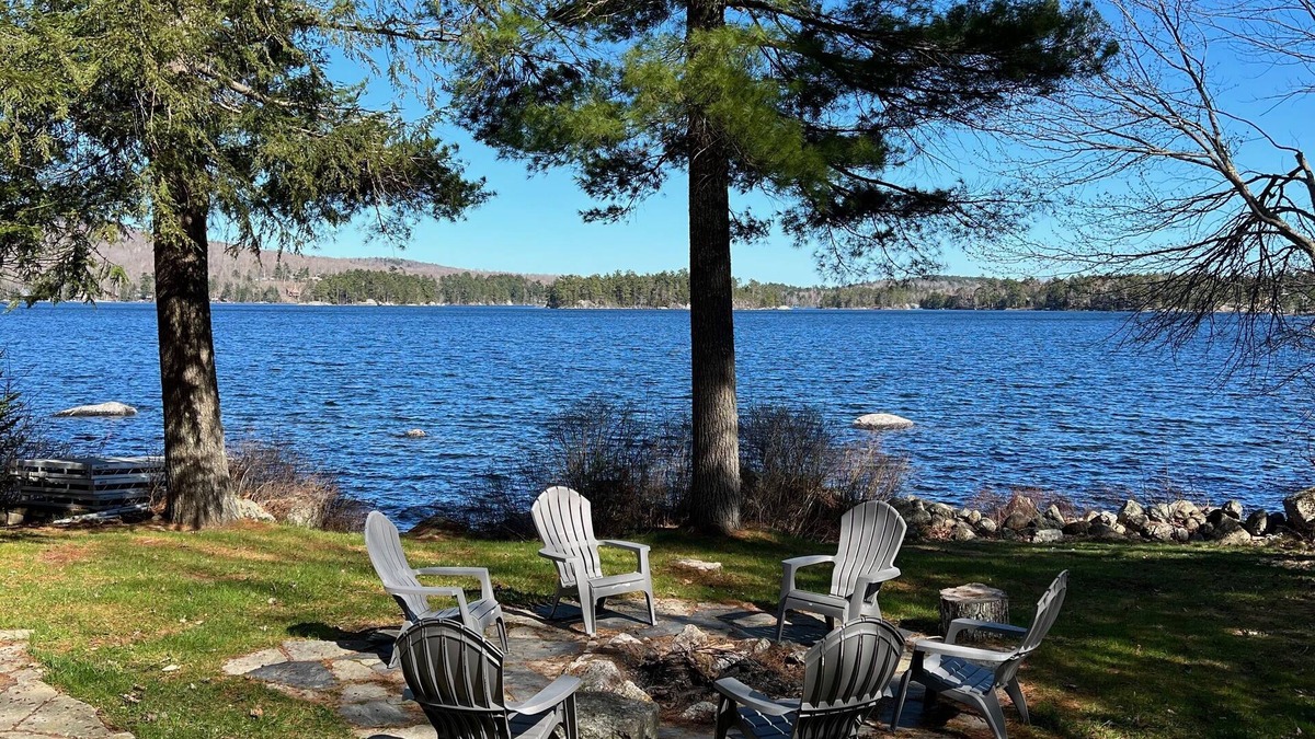 Lucerne-in-Maine House | Beautiful Phillips Lake Home.