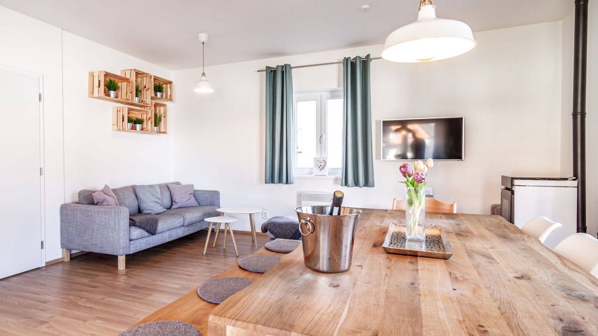 Frymburk House | Beautiful private villa for 5 people with WIFI, TV, terrace and pets allowed