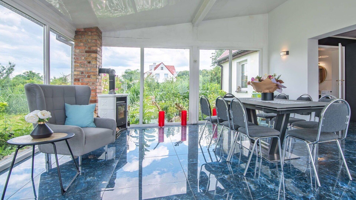 gmina Dobra House | Beautiful private villa for 10 people with WIFI, private pool, TV, terrace and pets allowed