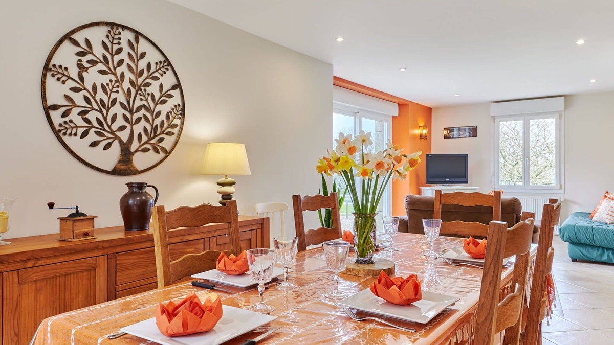Le Vretot House | Beautiful private villa for 5 people with WIFI, TV, patio and pets allowed