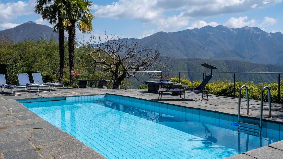 Melide House | Beautiful private villa with WIFI, private pool, TV, patio, pets allowed, panoramic view and par.