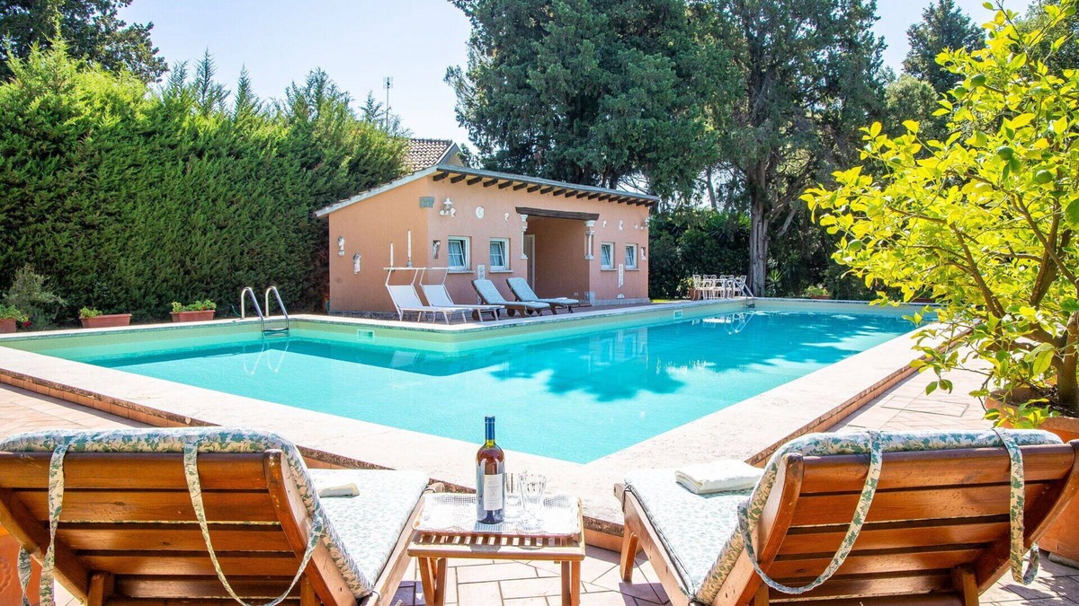 Quartiere XV Della Vittoria Villa | Beautiful private villa with hot tub, A/C, WIFI, private pool, TV, panoramic view and parking