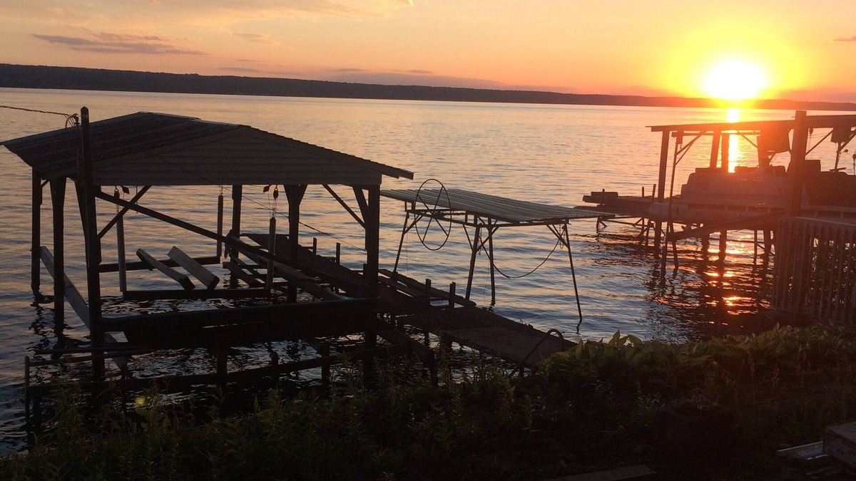 King Ferry House | Beautiful Sunsets at the Lake Camp