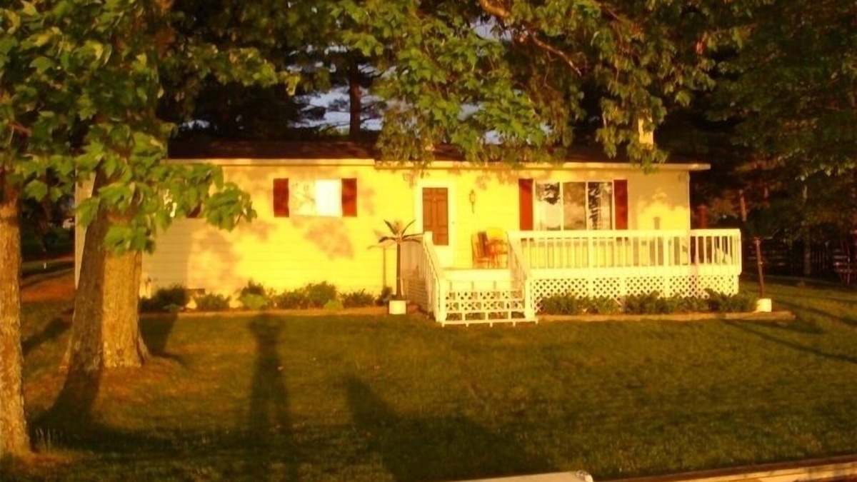 Kalkaska House | Beautiful Sunsets Over the all sport's, quiet Crawford Lake. Year round rental!