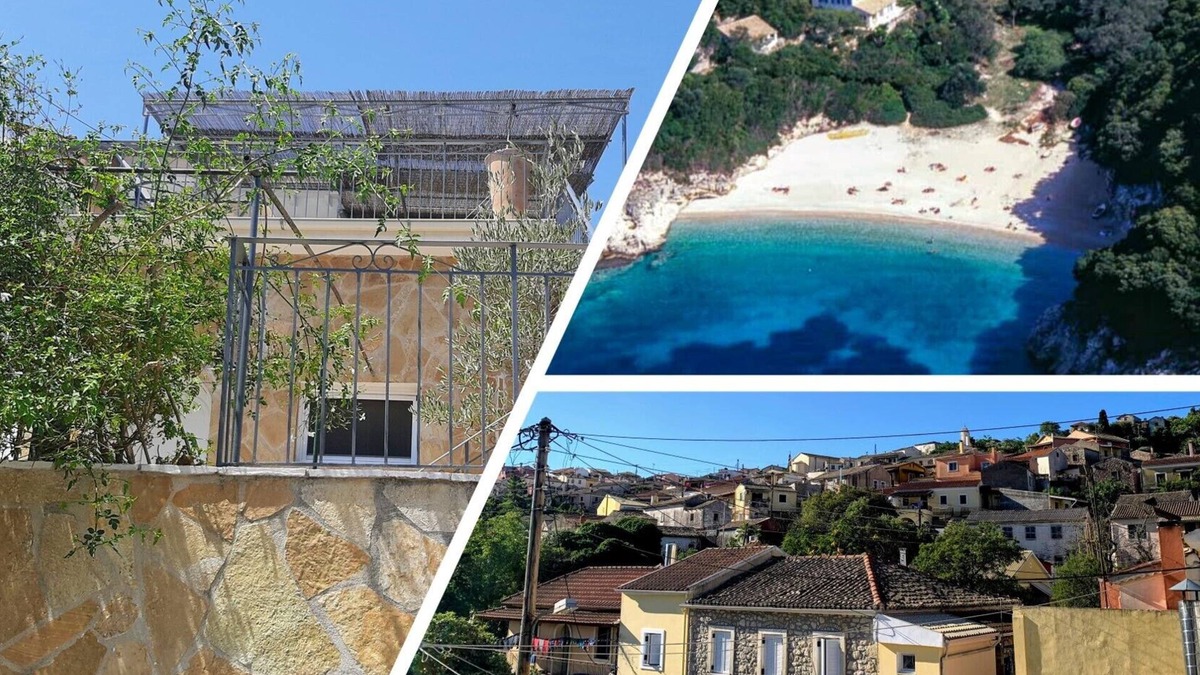Liapades House | Beautiful, traditional vacation home w. large terrace, quiet & close to the beach-4 pers.