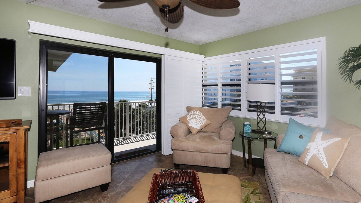 New Smyrna Beach Condo | Beautiful Unit and Excellent Location - Directly on the Beach