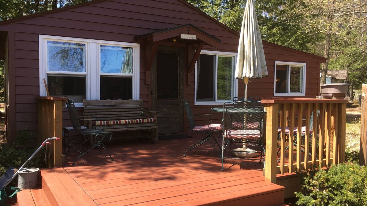 Lake Wissota Cabin | Beautiful views of Lake Wissota @ Hideaway Resort- Cedar 4 cabin
