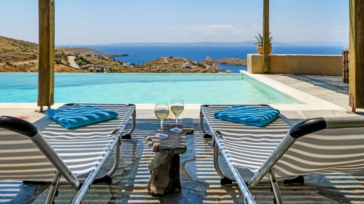 Vourkari Villa | Beautiful villa in Kea island, 1st island under Athens, views Nicolas Golf