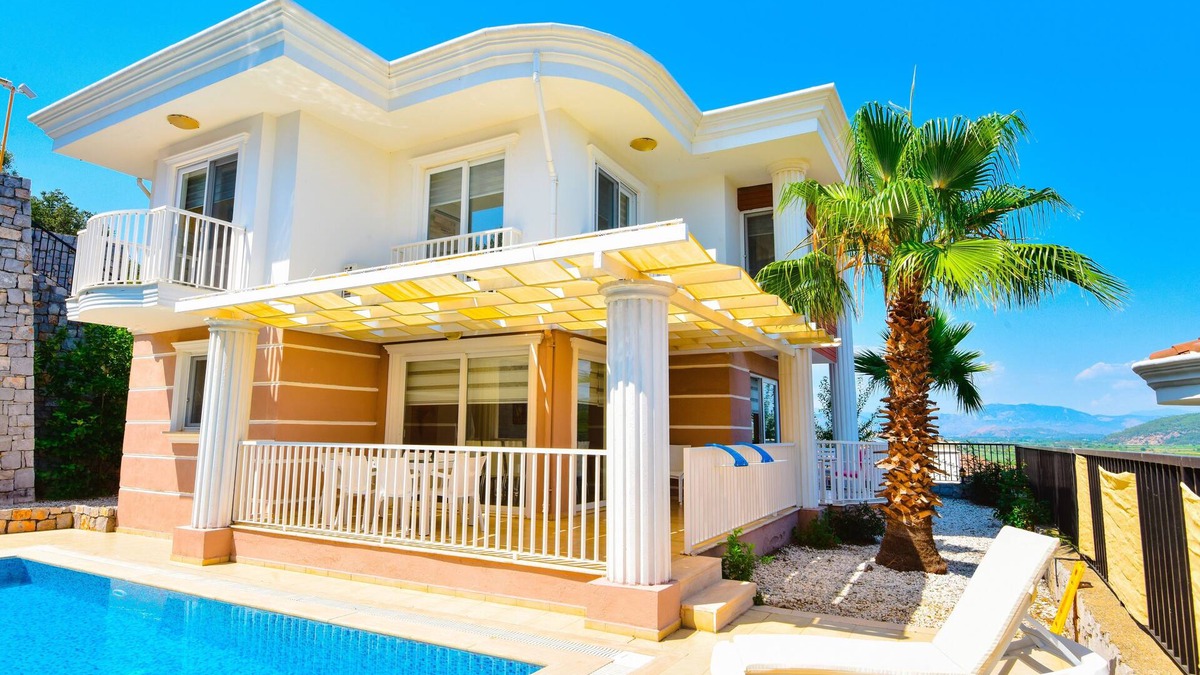 Sarigerme Villa | Beautiful villa with private pool and stunning views, walkable to Sarigerme