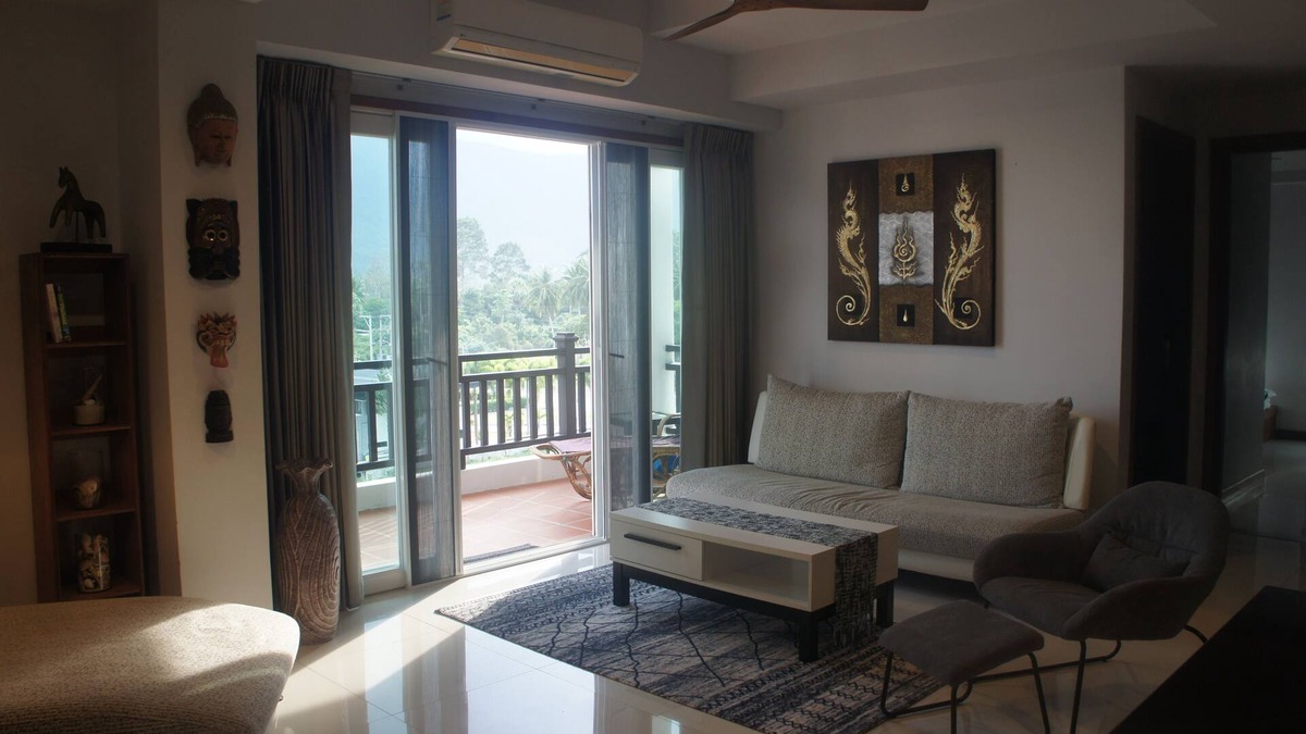 Khanom Condo | Beautifully furnished 1-bedroom condo on the beach with sea & mountain views