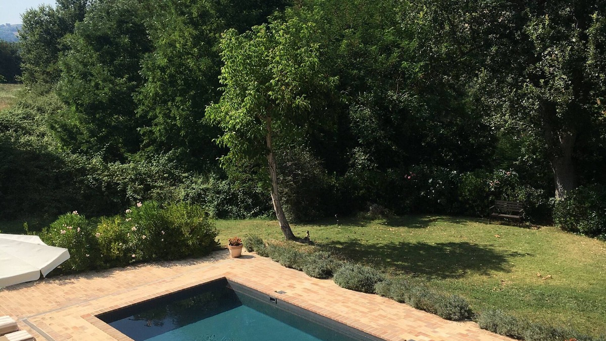 Penna San Giovanni Apartment | Beautifully renovated, modern, 1 bedroom apartment with swimming pool