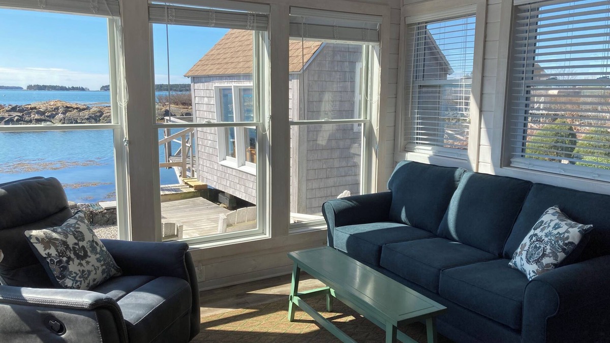 Jonesport Cottage | Beautifully Renovated Ocean Front Cottage With Spectacular Views.