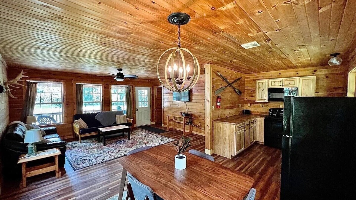 Manistee Cabin | Beautifully Renovated Vintage Cabin in the Heart of Manistee National Forest