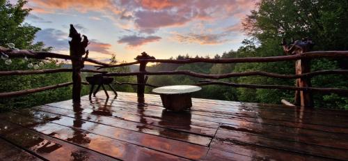 Valcanesti Cabin | Beauty Wood House in The Forest