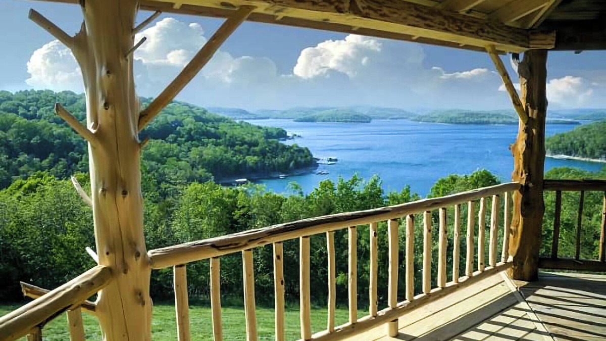 Sylvan Shores Cabin | Beaver Lake Cabin with Boat Dock/Swim Deck/Boat Slips, Incredible Lake View!