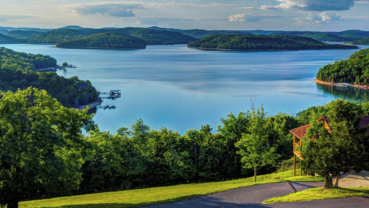 Sylvan Shores Cabin | Beaver Lake View Cabin with Lake Access, Boat Dock, Boat Slips, Incredible View