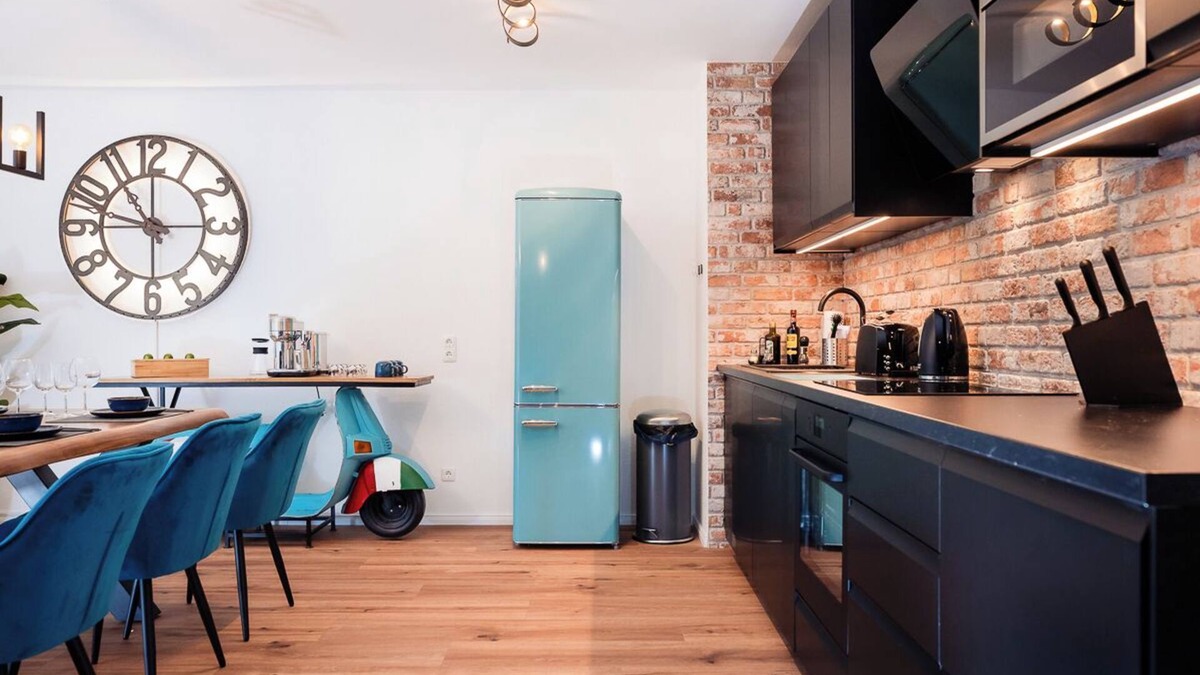 Aachen Apartment | Bee Apartments Design, NESPRESSO, Kitchen,Parking,PS5