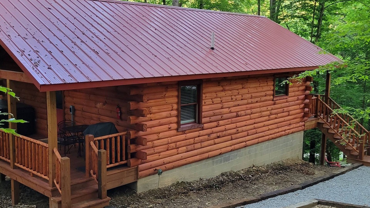 Logan Cabin | Beech View Haven- Custom Log Home in Hocking Hills