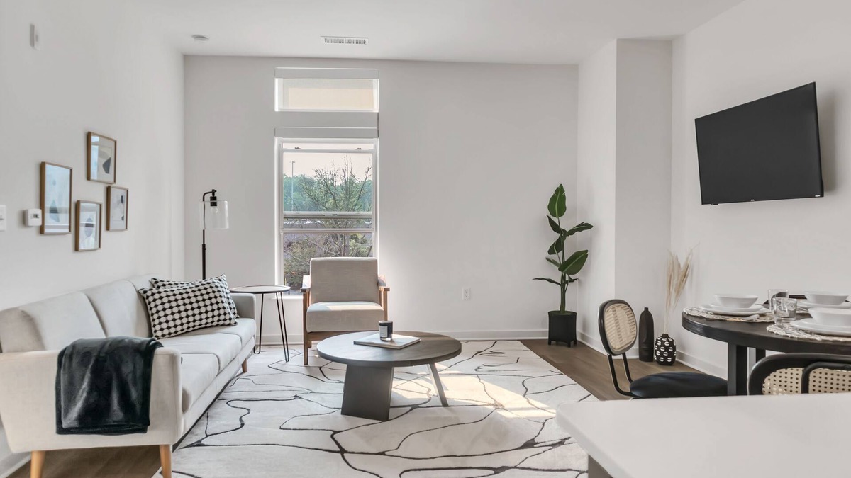 McLean Apartment | Beige Bliss Chic 2BR/1BTH Oasis w Amenities Tysons