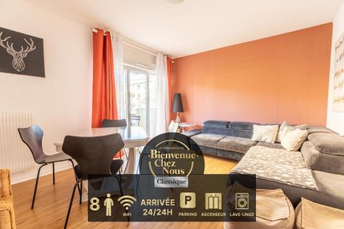 Clermont-Ferrand Apartment | Bel Appartement 8 couchages tout équipé- Maurice Thorez