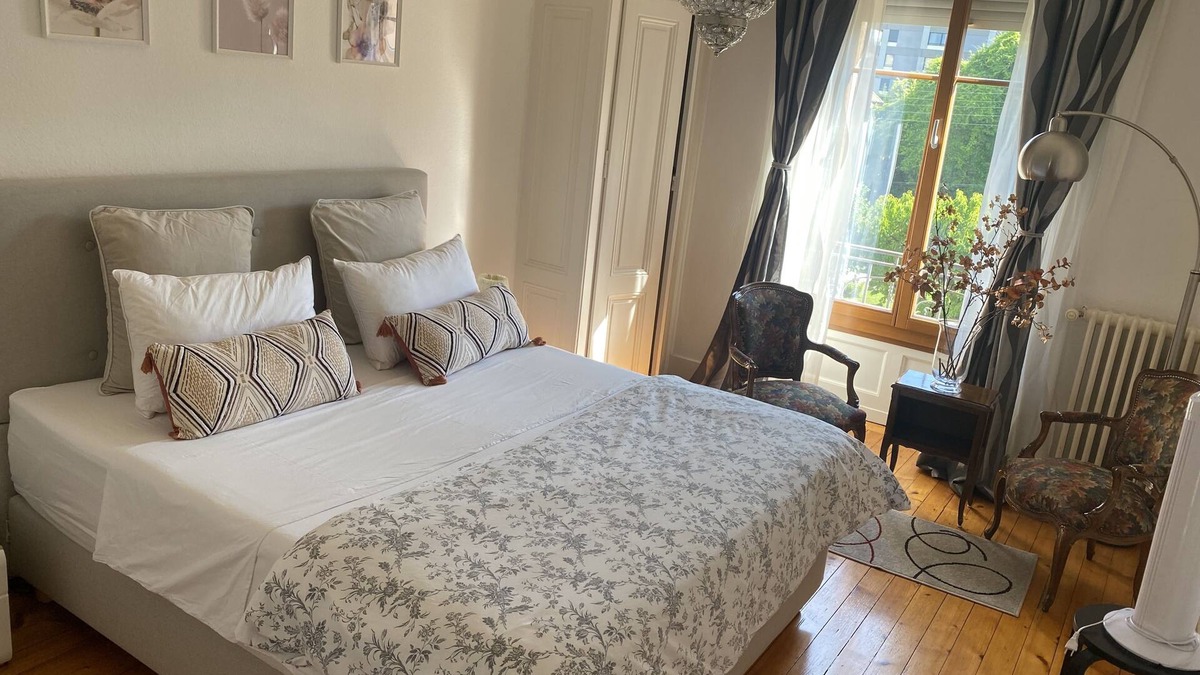 Les Eaux-Vives Apartment | Bel appartement vintage situé au centre de la ville