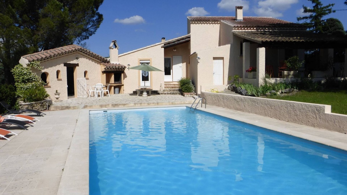 Crestet House | "Bel Esteou", beautiful villa in Crestet on 1700 m2, Ventoux view and medieval village