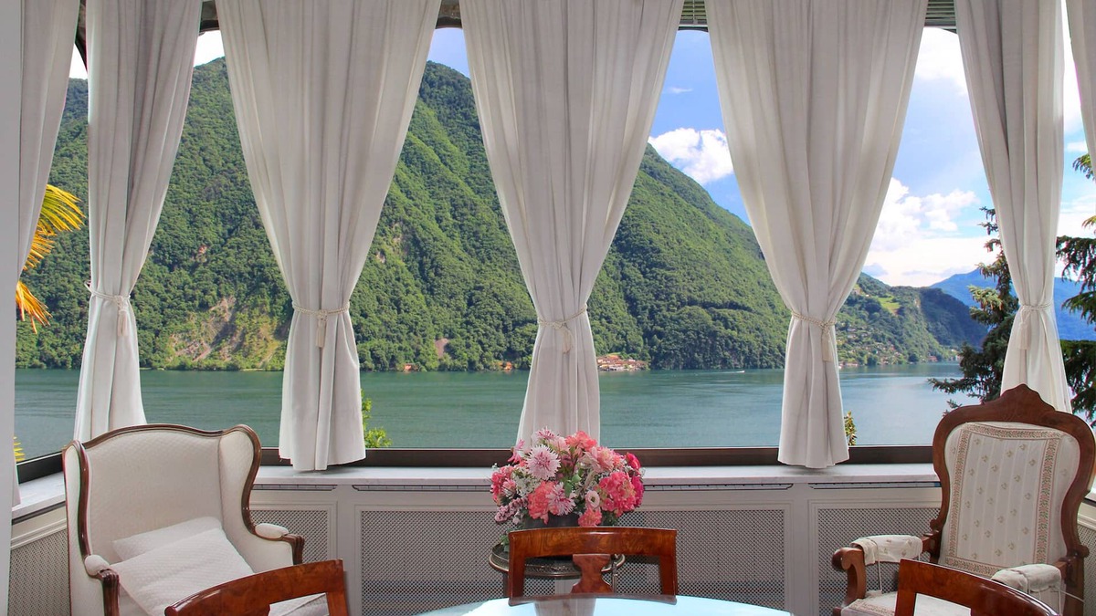 Castagnola Apartment | "Bel Etage" Castagnola lake, indoor pool, air conditioning, park, panoramic view