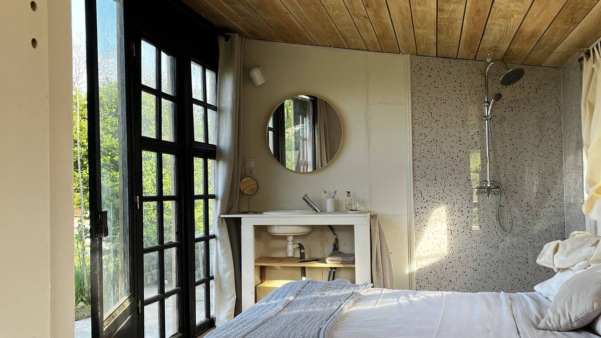 Lissac-et-Mouret Cabin | Belle Cabane en Bois Avec Piscine
