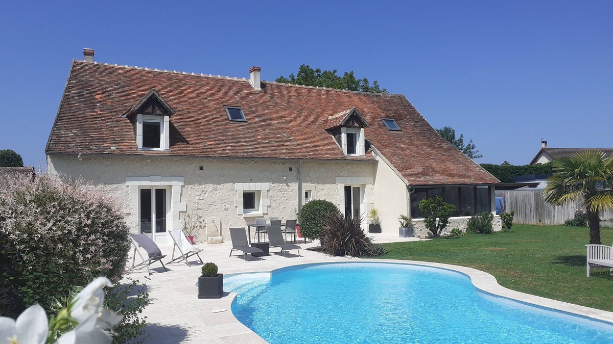 Rouziers-de-Touraine House | Belle Longère Tout Confort Avec Piscine
