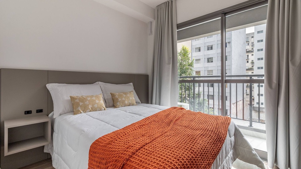 Vila Buarque Apartment | BENTO304 Complete Studio w/Pool and Gym