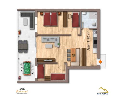 Faschina Apartment | Berg Aparts Faschina - 08